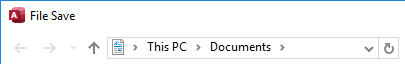 Default folder for QAT customization file