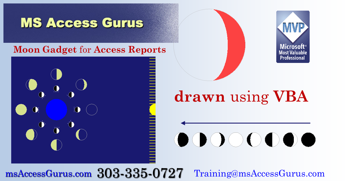 Show the Moon on an Access report
