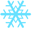 cyan snowflake on black background drawn by Access