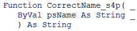 Remove spaces and unwanted characters from a string for a name using a VBA function