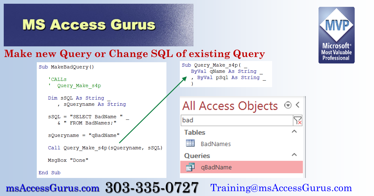 Change SQL or make a new Query with the SQL