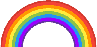 image - Full rainbow drawn on an Access report by VBA