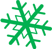 image - Green snowflake drawn on an Access report by VBA