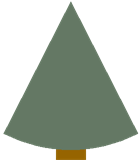 image - Pine tree drawn on an Access report by VBA